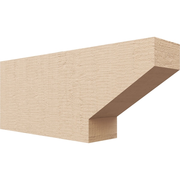 Ekena Millwork 4in. W x 8in. H x 20in. L Clemmons Woodgrain TimberThane Rafter Tail, Primed Tan RFTUR04X08X20CLERCPR - main
